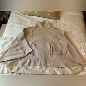 UGG PONCHO FUNNEL NECK SWEATER